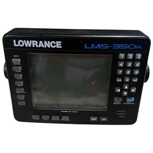 Lowrance LMS-350A Fishfinder Display/Unit Only Untested Sold As Is